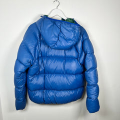 Moncler Suginami Giubbotto Blue Down Coat Size M