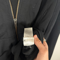 Haider Ackermann Black Zip-Up Hoodie Size M
