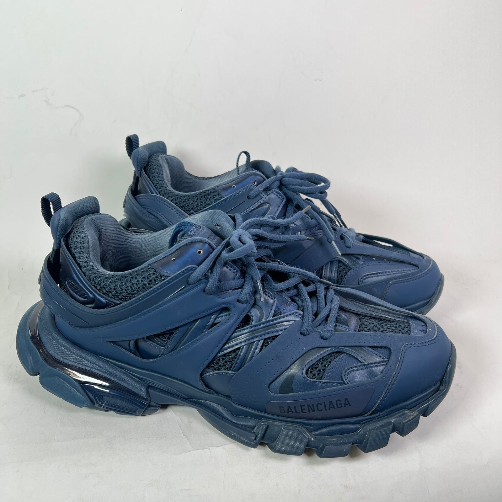 Balenciaga Navy Track Sneaker Size 44