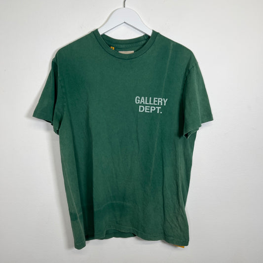 Gallery Dept Logo Green T-Shirt Size M