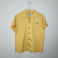 Visvim Yellow Chainstitch Camp Shirt Size 1