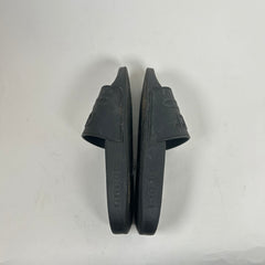 Gucci Black Logo Slides Size 34