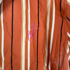 JW Anderson Orange Quarter Zip Shirt Size M