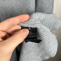 Raf Simons FW19 Grey Portrait Silhouette Knit Crewneck Size M