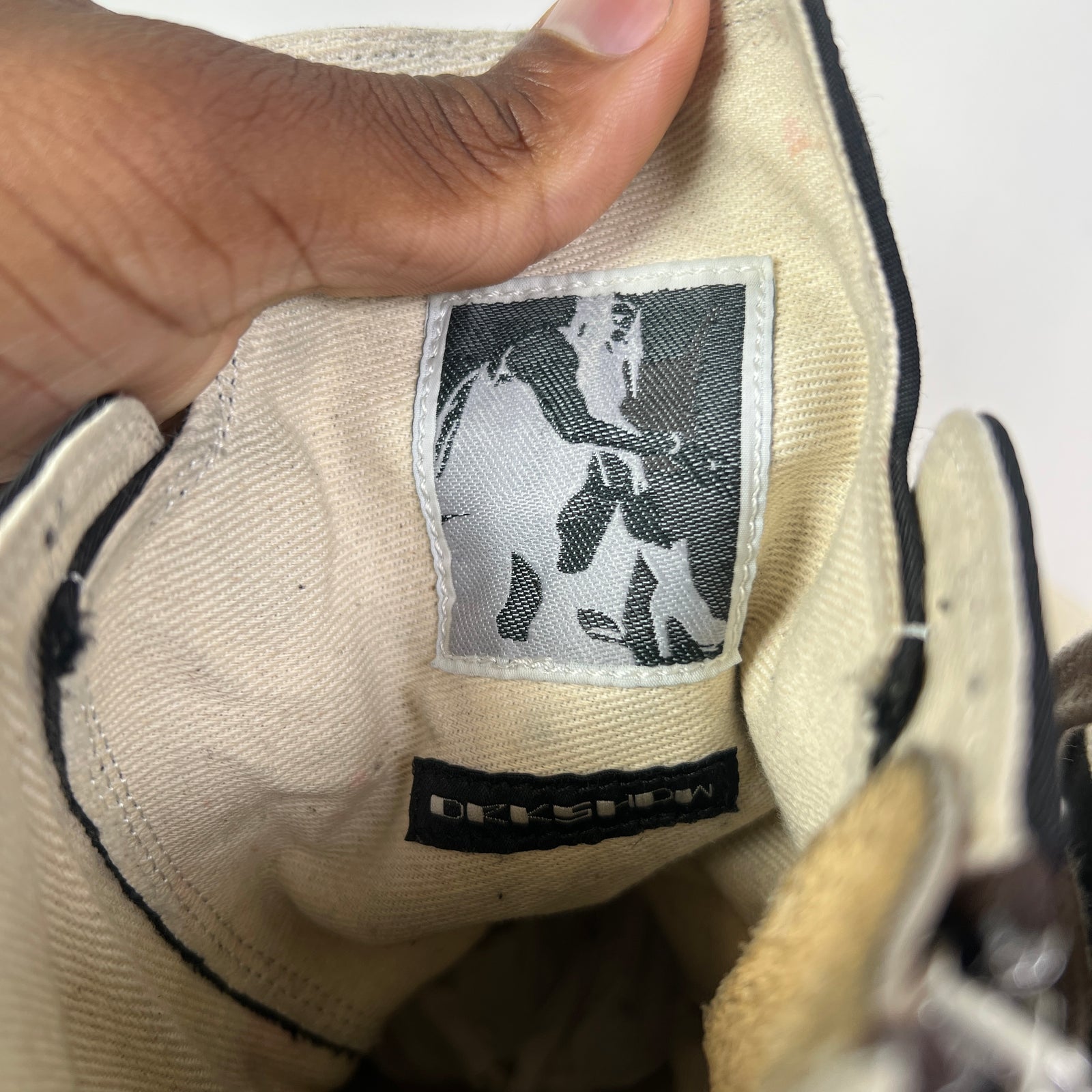 Rick Owens DRKSHDW 'Stop Your Breath' High-Top Ramones