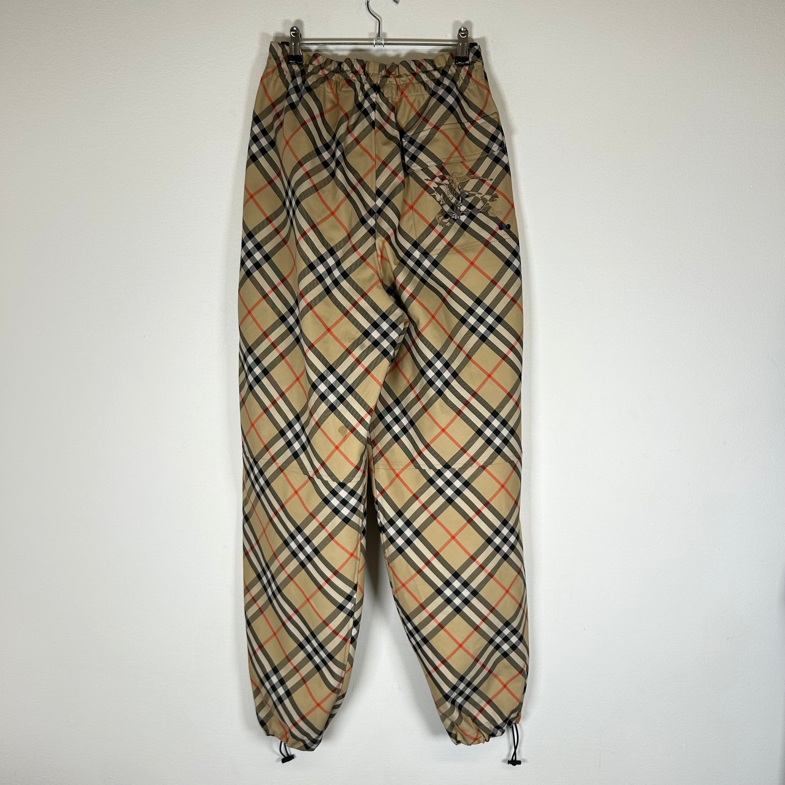 Burberry SS25 Check Twill Track Pants Size L