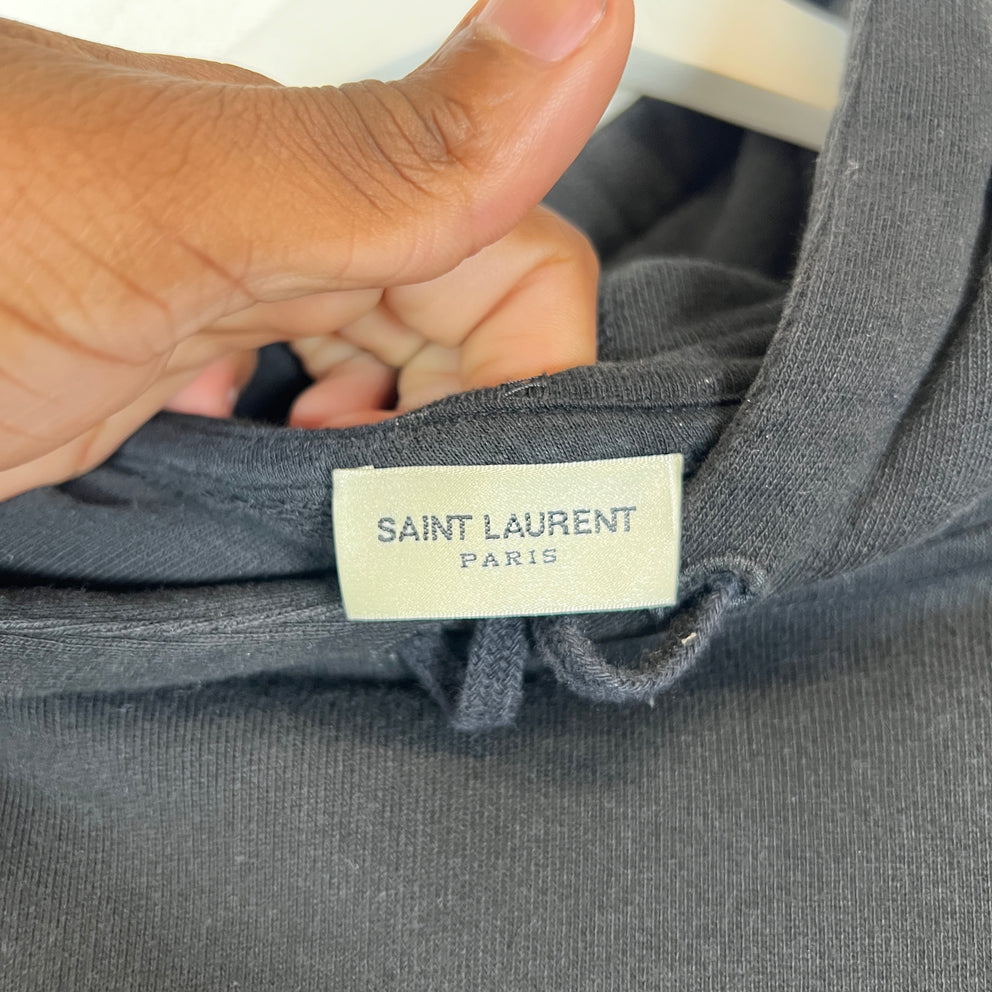 Saint Laurent Black 'Everything Now' Hoodie Size S