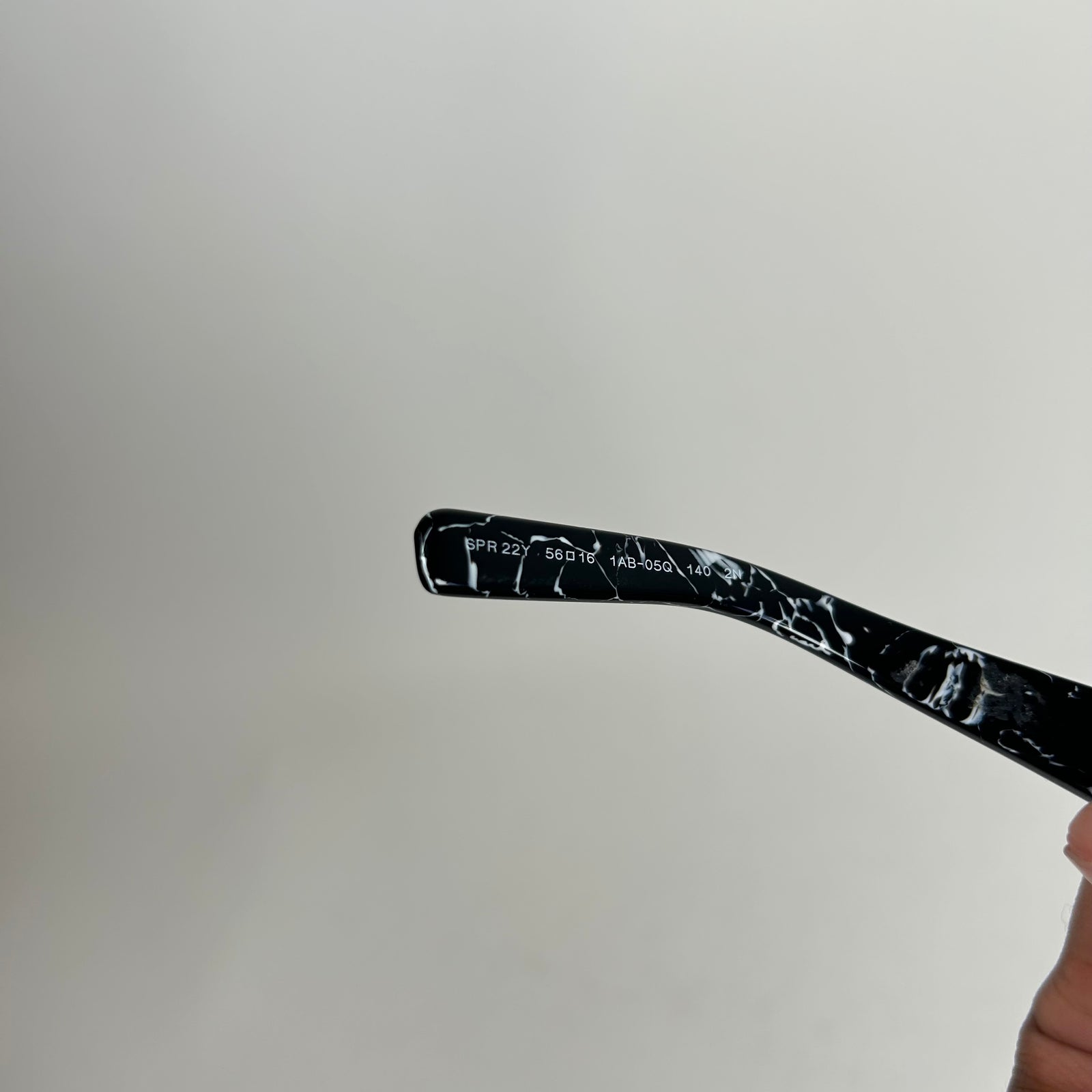 Prada Black Marble Square Sunglasses