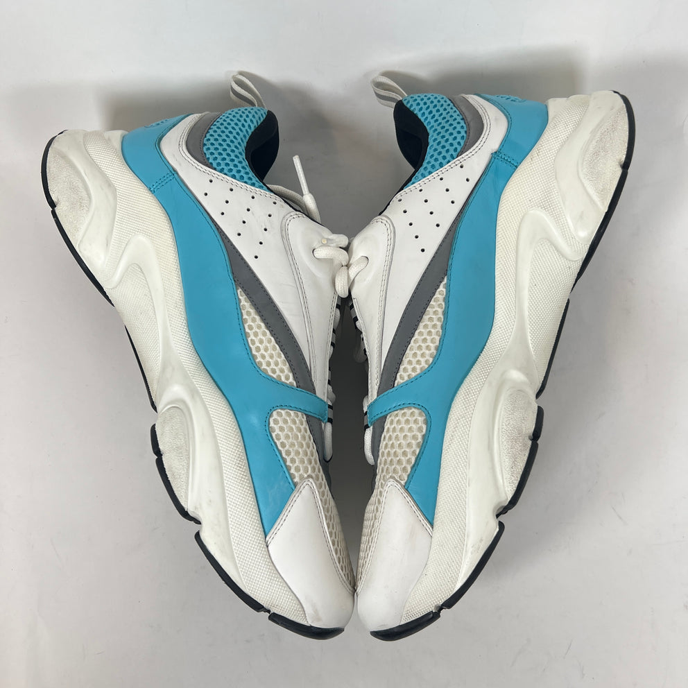Dior B22 White/Light Blue Sneaker Size 45