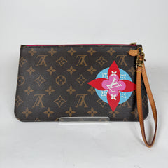 Louis Vuitton Monogram Travel Stickers Neverfull Pouch