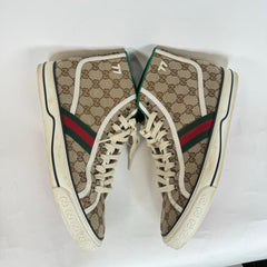 Gucci Beige Tennis 1977 High Top Sneaker Size 9
