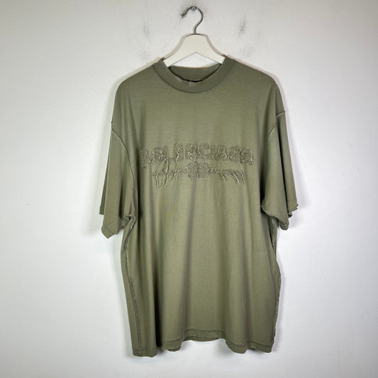 Balenciaga Inside Out Distressed Logo T-Shirt