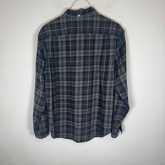 Supreme Black Plaid Flannel Shirt Size M