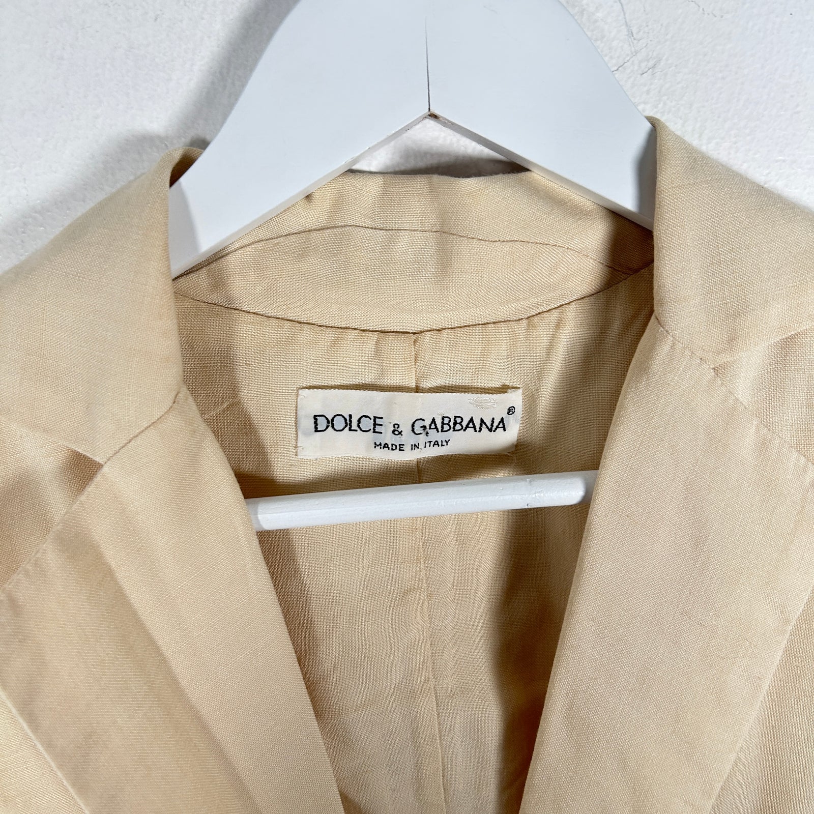 Dolce Gabbana Linen Vest Size S