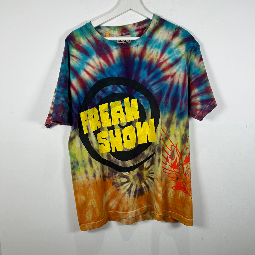 Gallery Dept. Tye-Dye 'Freak Show' T-Shirt Size M
