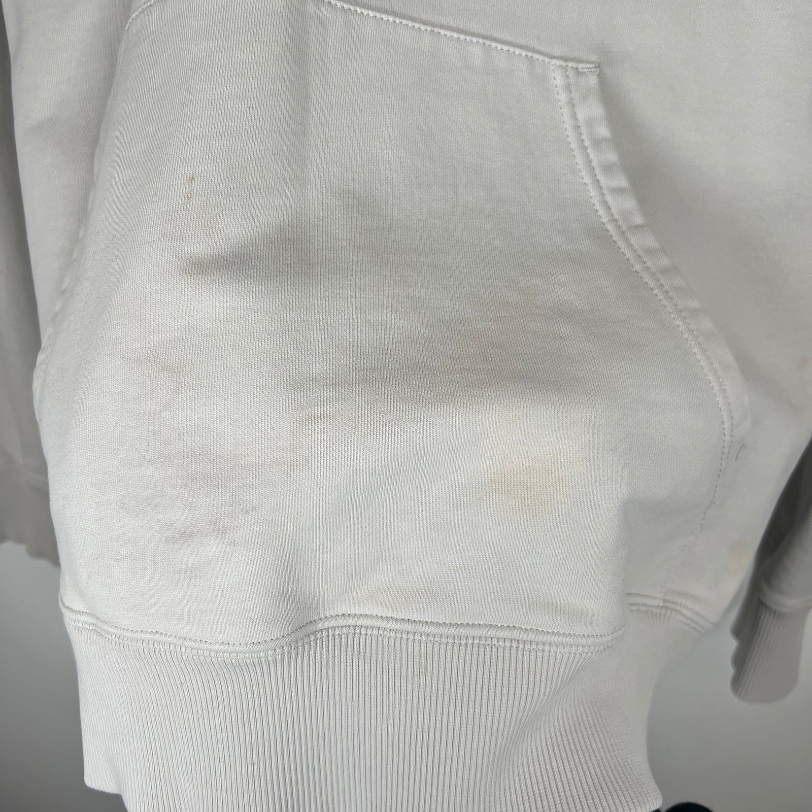 Helmut Lang Grey Exclamation Hoodie Size S