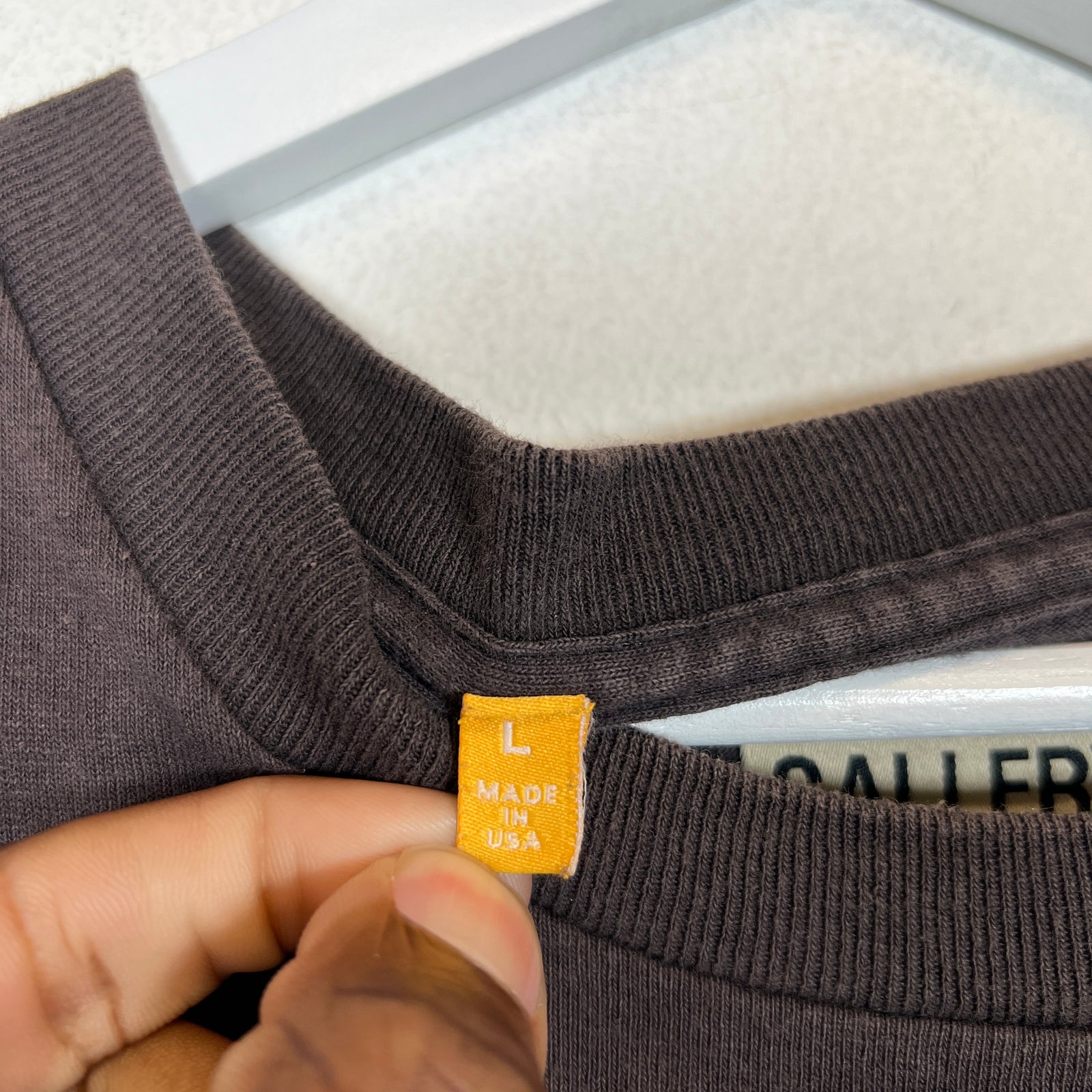 Gallery Dept Grey Souvenir Logo T-Shirt Size L