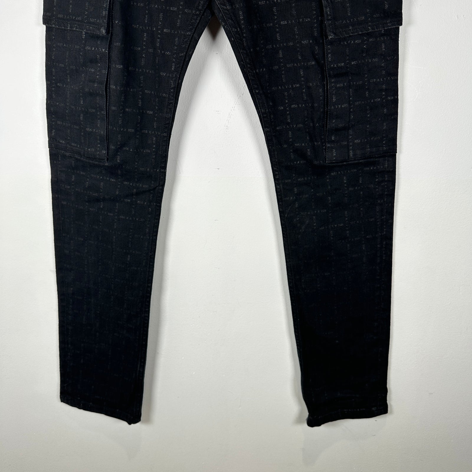 1017 Alyx 9sm Black Script Logo Jeans Size 32