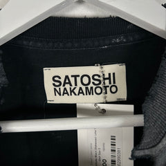 Satoshi Nakamoto Black Distressed Luke T-Shirt Size S