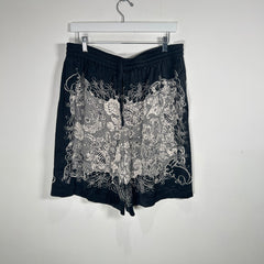 Acne Studios Patterned Viscose Shorts Size XL