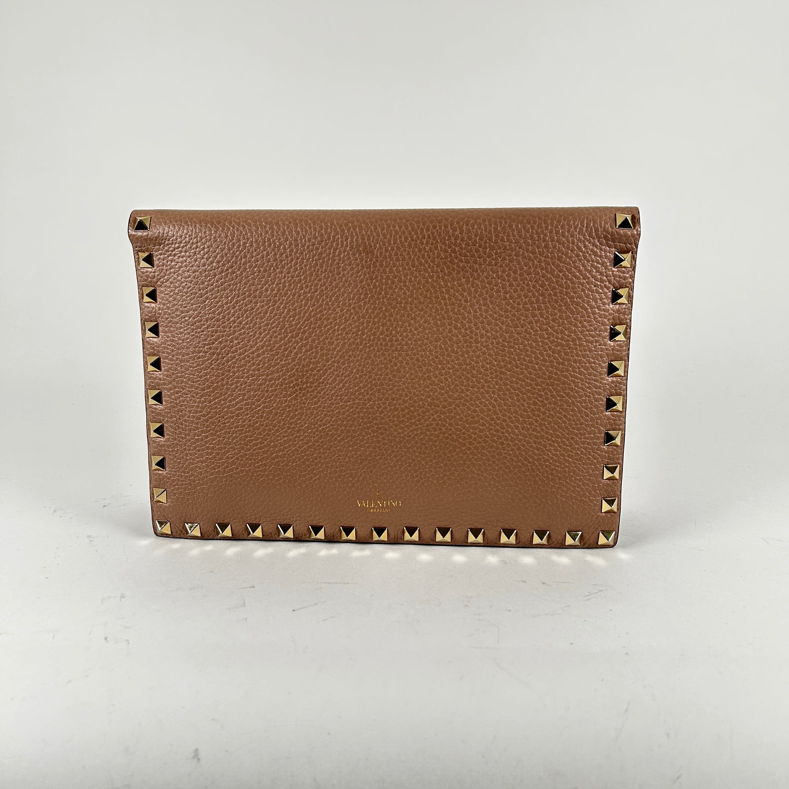 Valentino Poudre Spiked Clutch