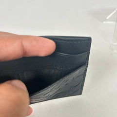 Burberry Black Embossed Logo Card Holder
