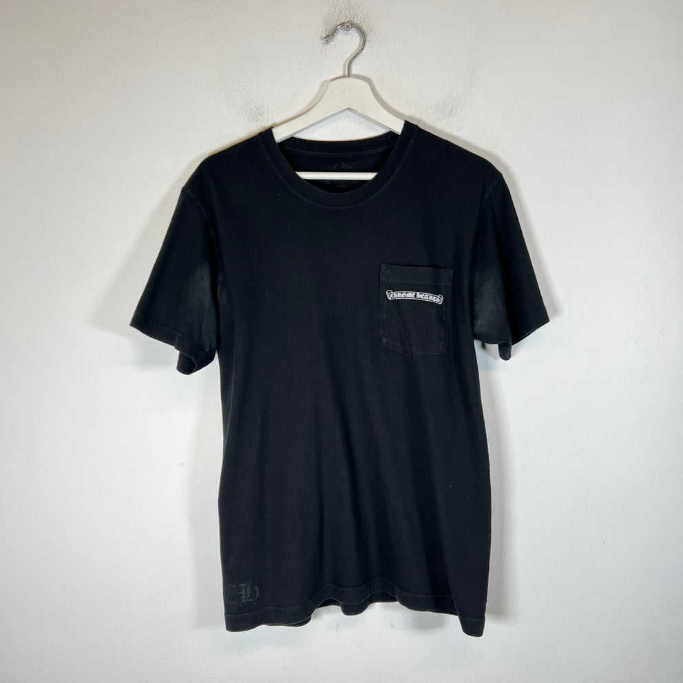 Chrome Hearts Black Multi Color Cemetery Logo T-Shirt Size M