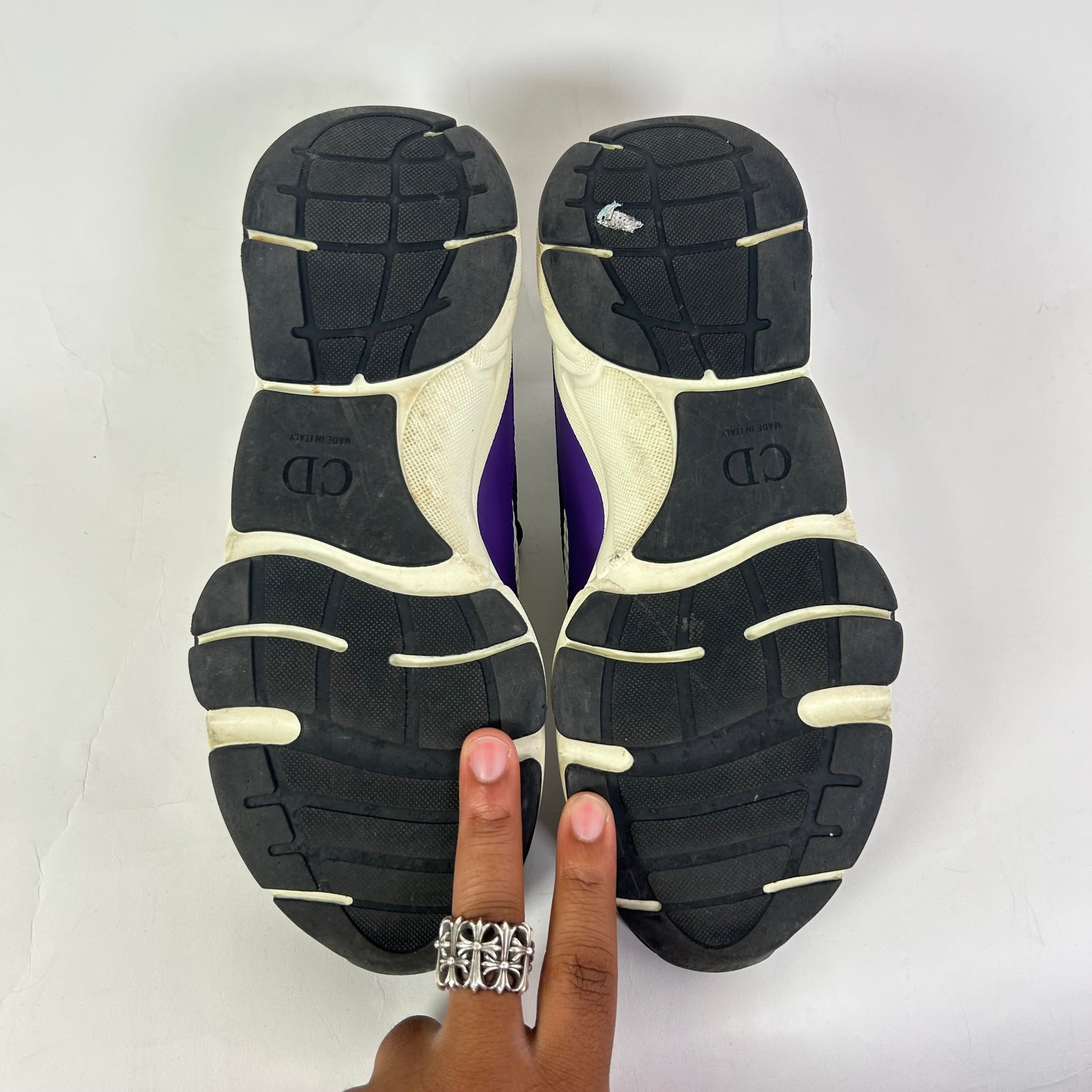 Dior B22 Purple/Yellow Sneaker Size 40