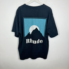 Rhude Black/Teal Moonlight Tee Size XL