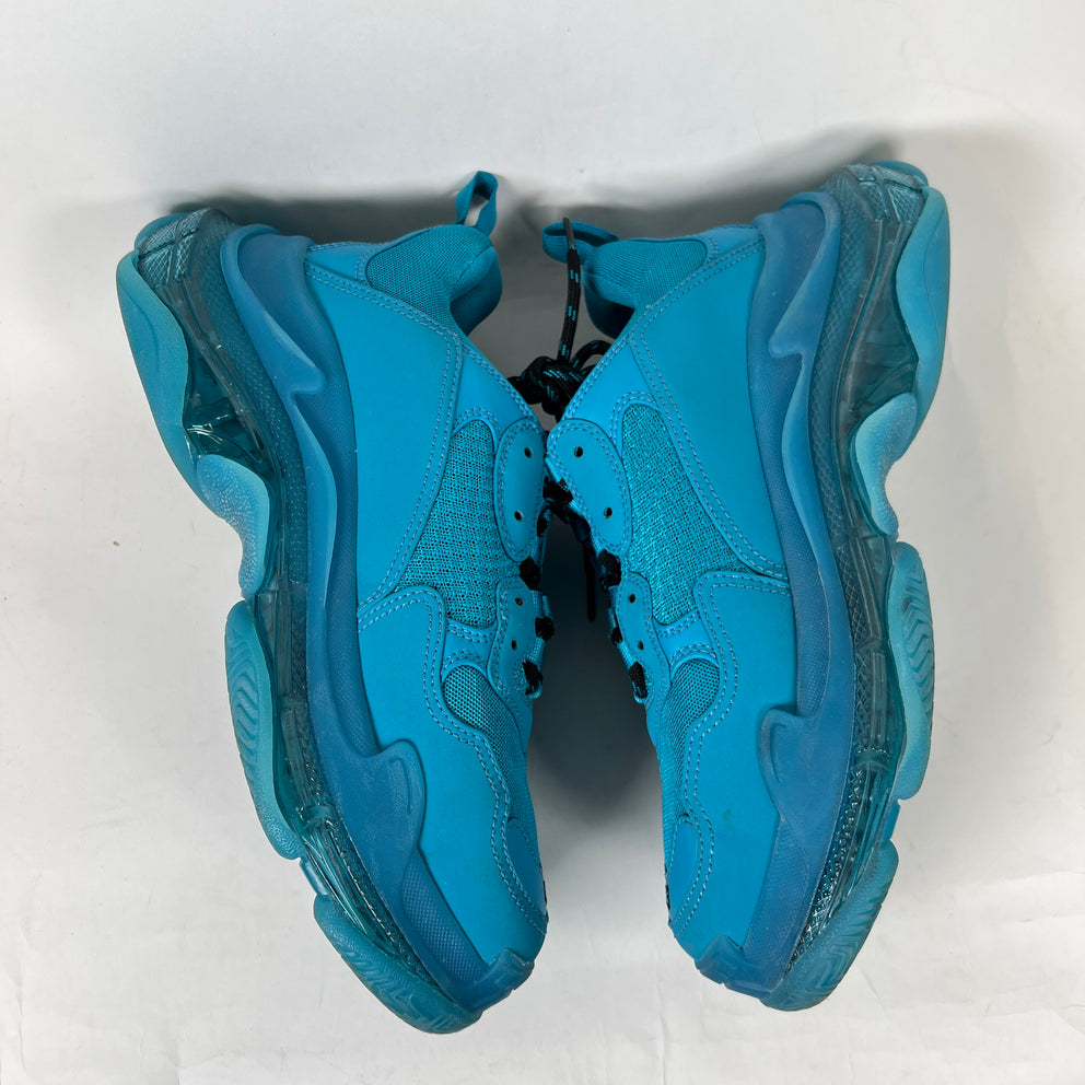 Balenciaga Teal Triple S Sneaker Size 43