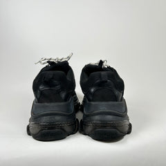 Balenciaga Black/Black Triple S Sneaker Size 10