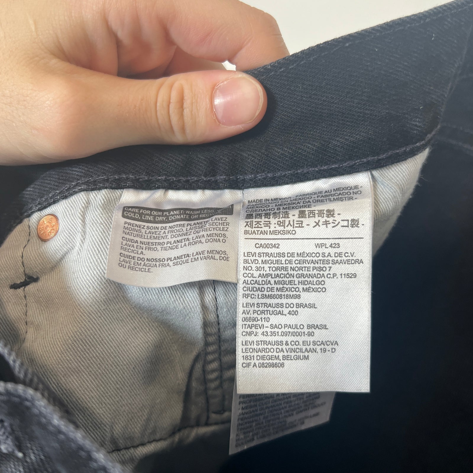 Denim Tears Black Wreath Jeans Size 40
