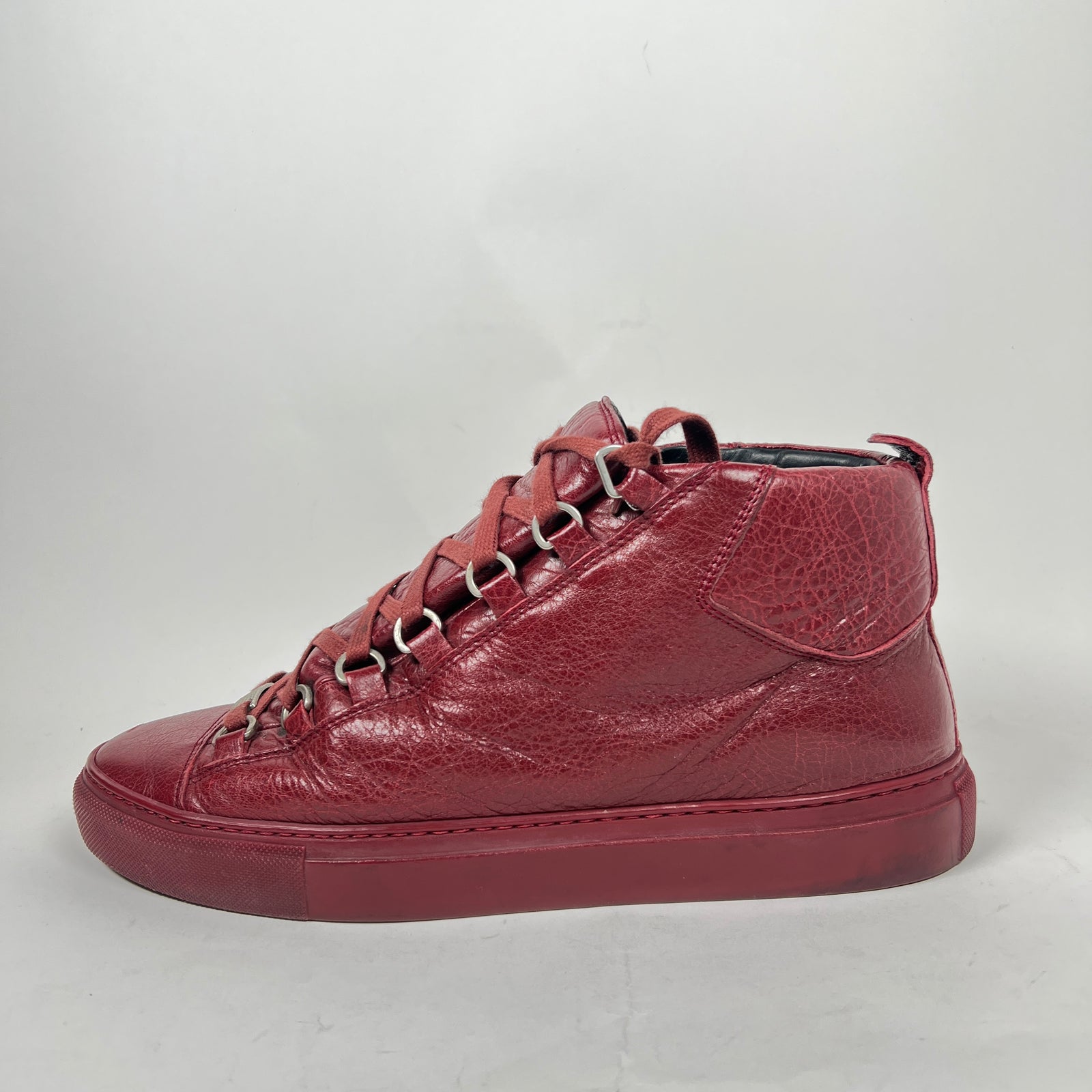 Balenciaga Burgundy Arena Size 40