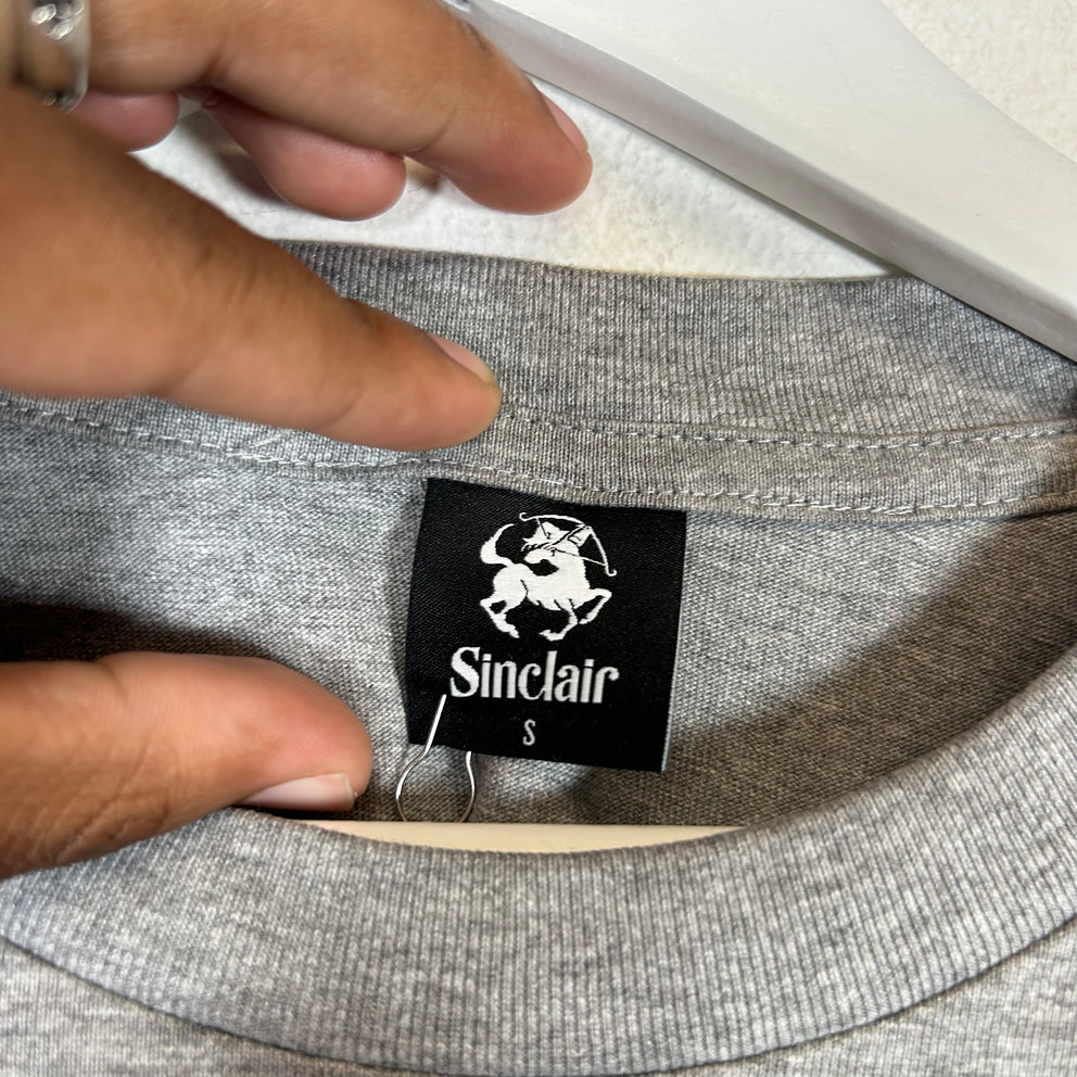 Sinclair Grey Knockoff T-Shirt Size S