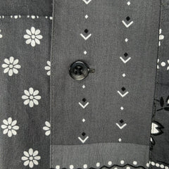 Neighborhood Grey Bandana Button-Up Shirt Size L