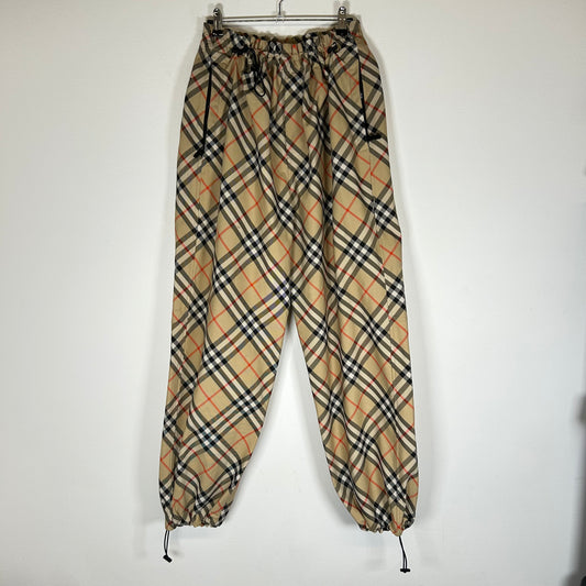Burberry SS25 Check Twill Track Pants Size L