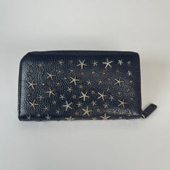 Jimmy Choo Carnaby Star Stud Zip Wallet