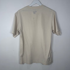 Burberry Cream Paisley Logo T-Shirt Size S