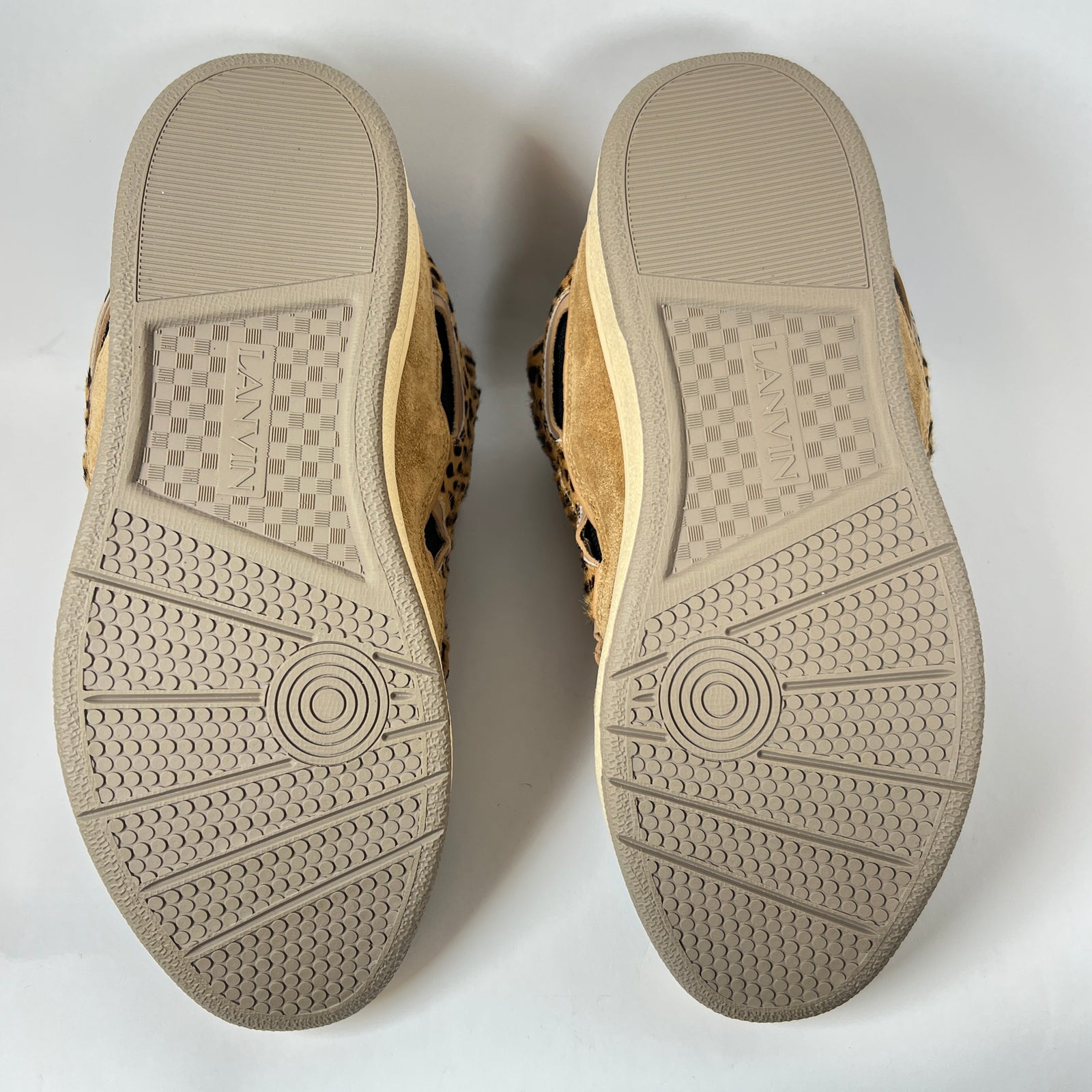 Lanvin x A Ma Maniere Cheetah Curb Sneaker Size 46