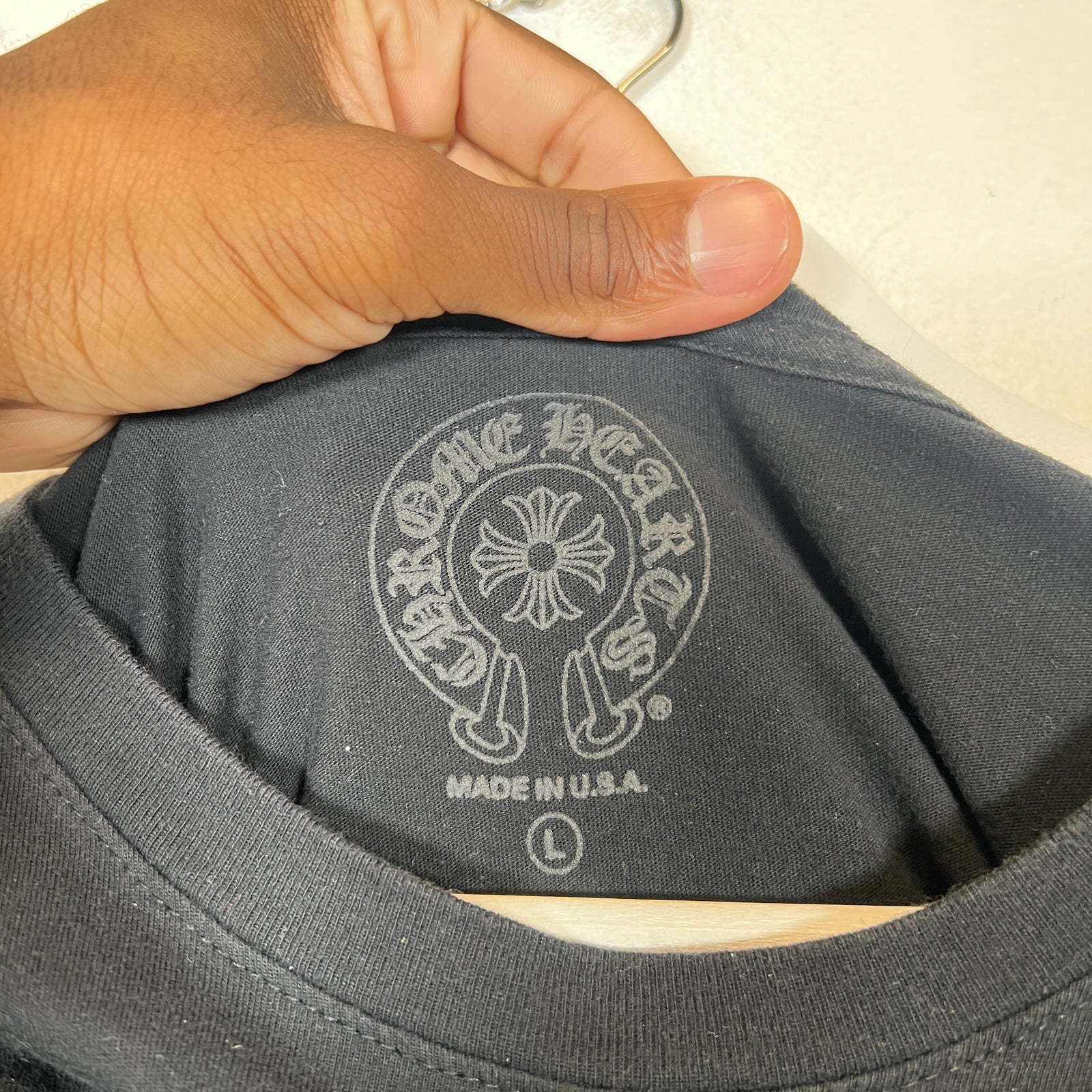 Chrome Hearts Black Multi Color Cemetery Cross Longsleeve Size L
