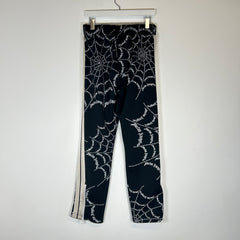 Palm Angels Black Spider Web Track Pants Size M