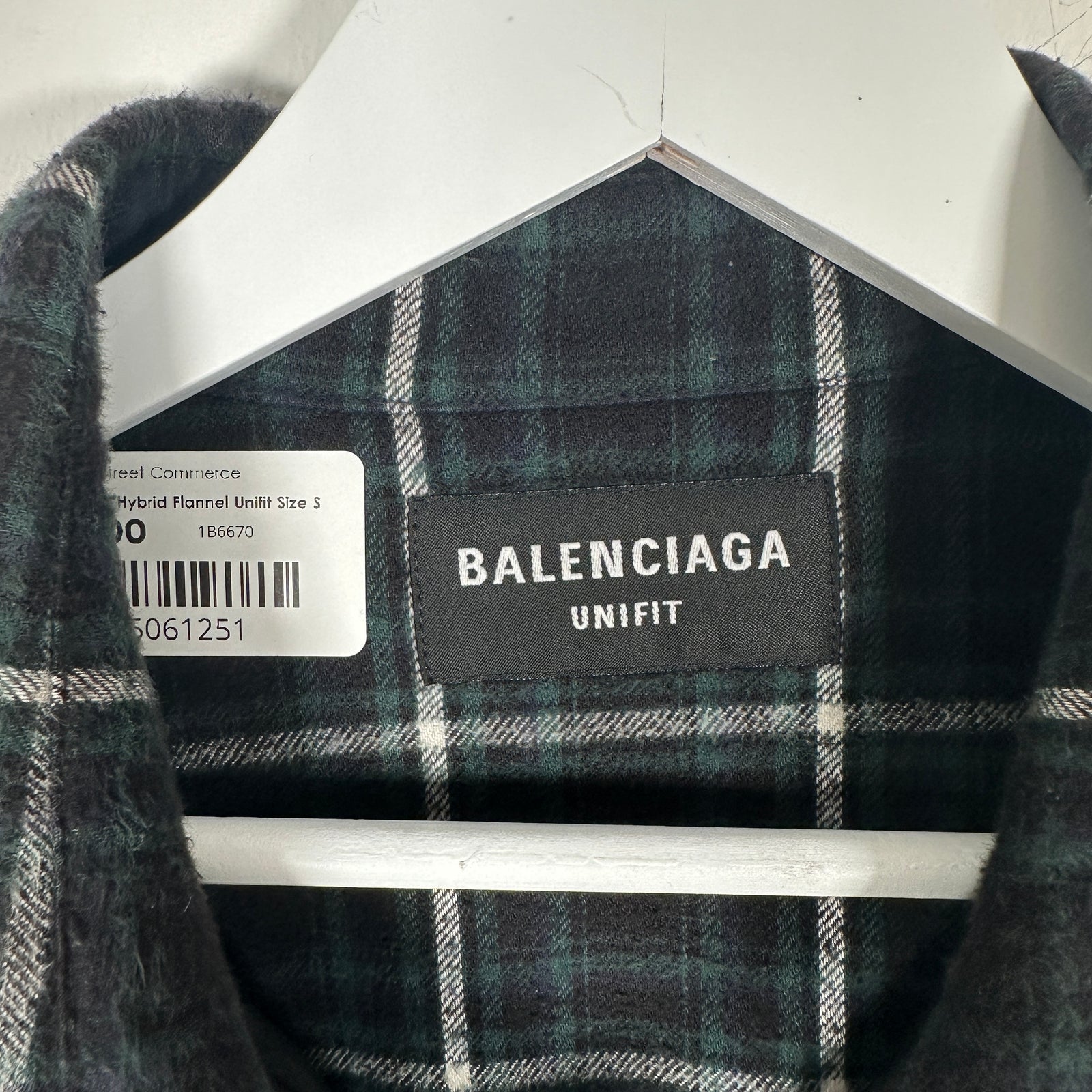 Balenciaga Hybrid Flannel Unifit Size S