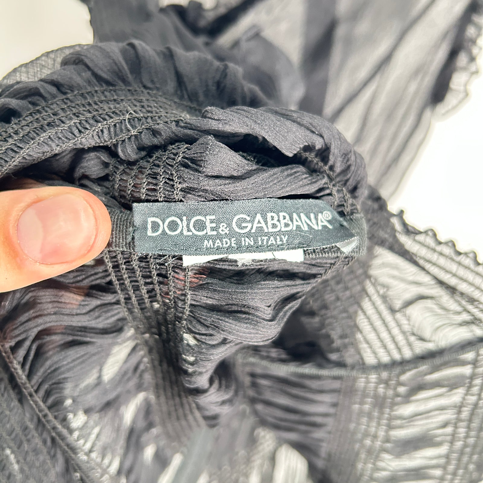 Dolce Gabbana Flower Lace Top Size M