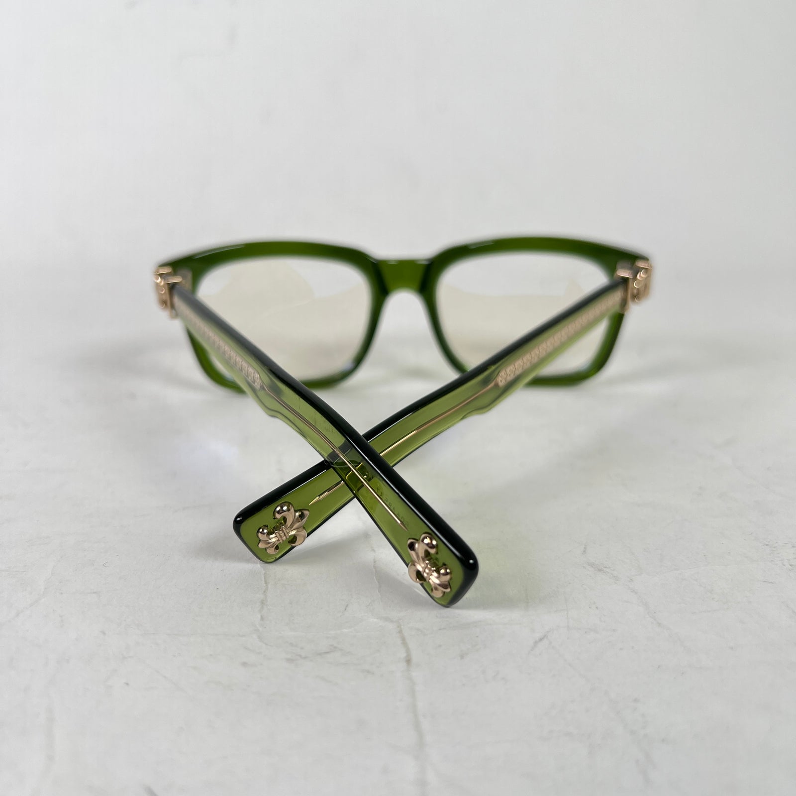 Chrome Hearts Green 'See You In Tea' Glasses