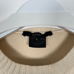 Gucci Classic Stripe Bar Knit Sweater Size L