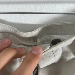 Linen Drop-Crotch Shorts Size 31