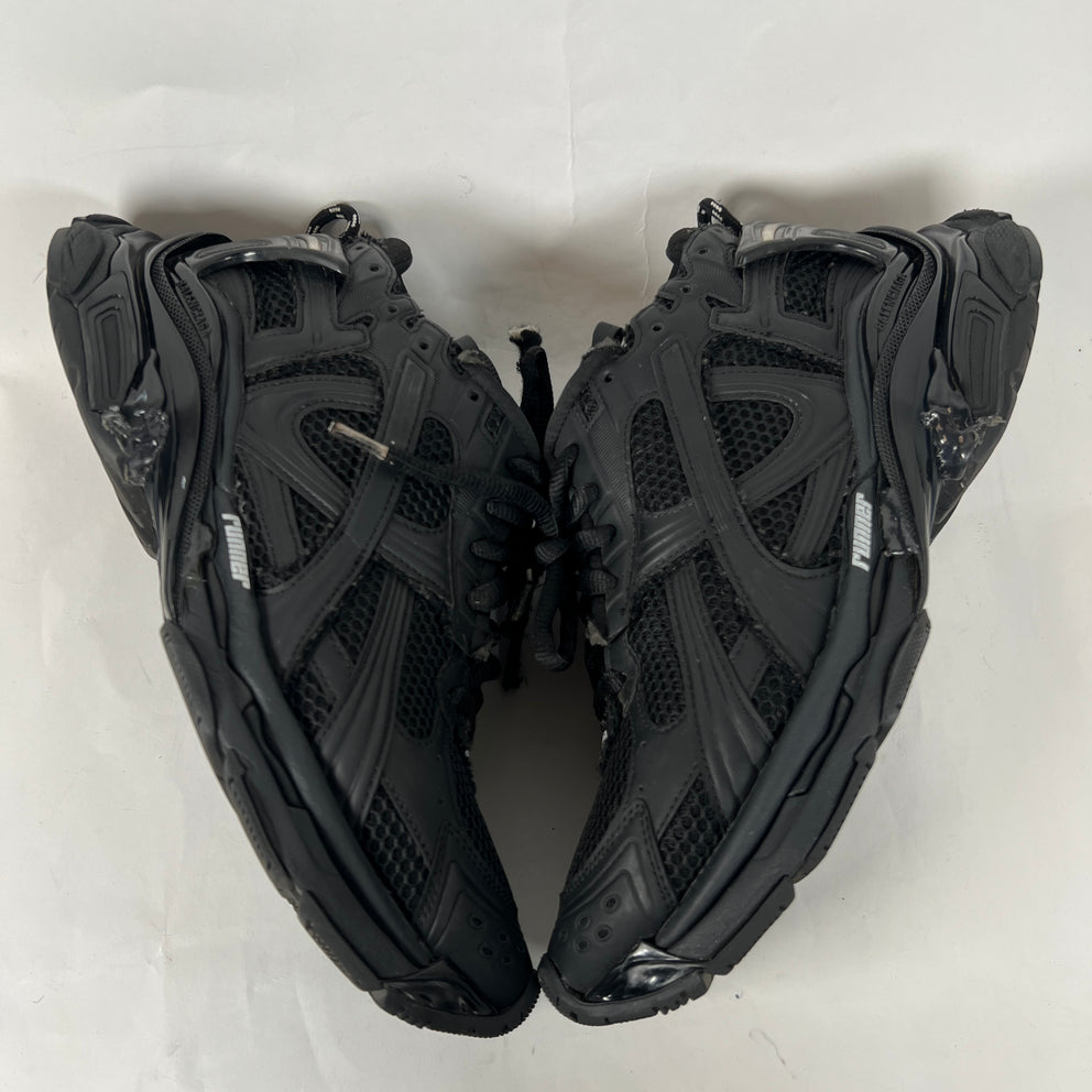 Balenciaga Triple Black Matte Runners Size 45
