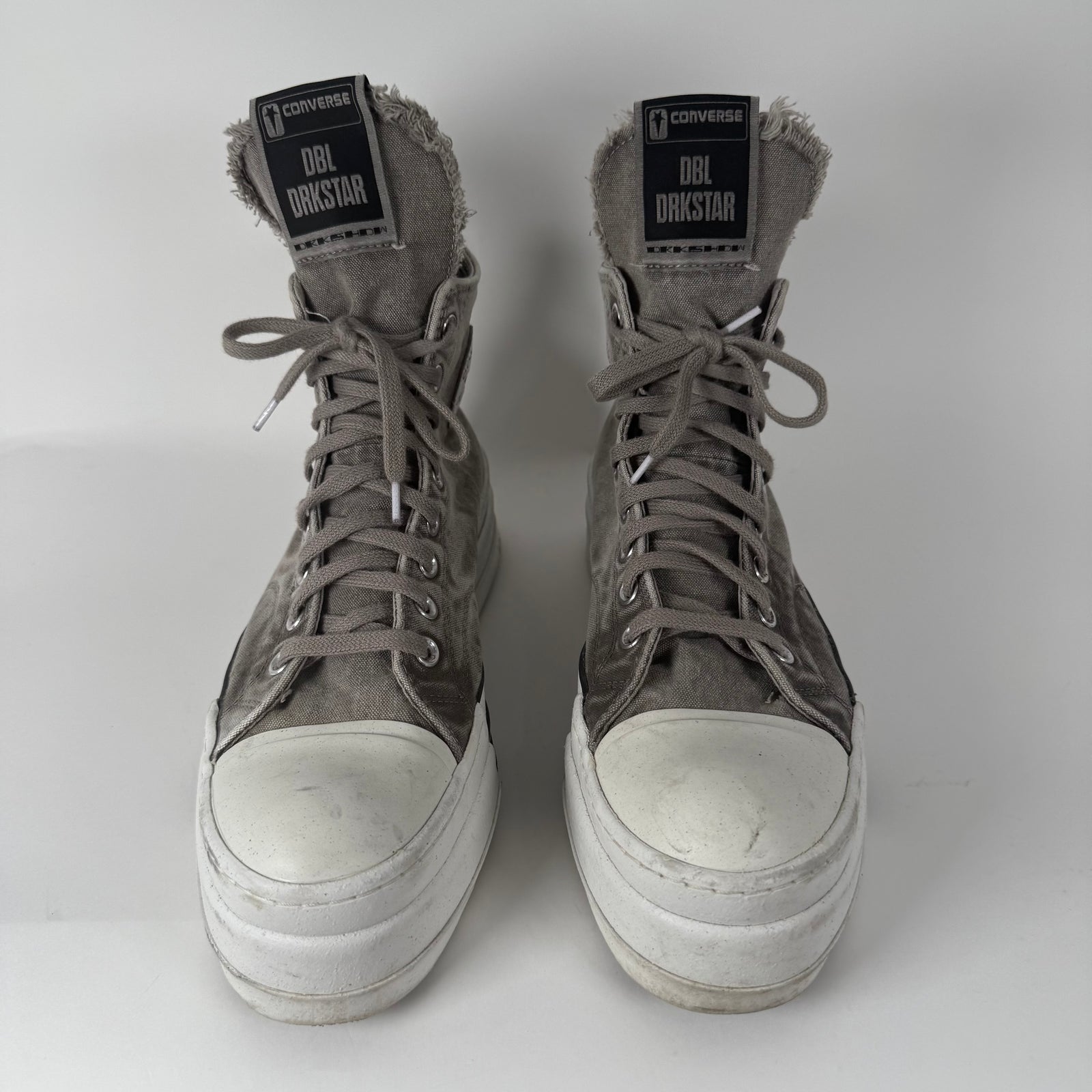 Rick Owens DRKSHDW x Converse DBL DRKSTAR Chuck Taylor Sneakers Size 11
