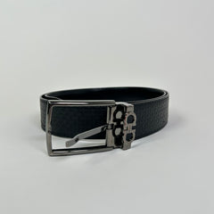 Salvatore Ferragamo Gancini Embossed Reversible Belt