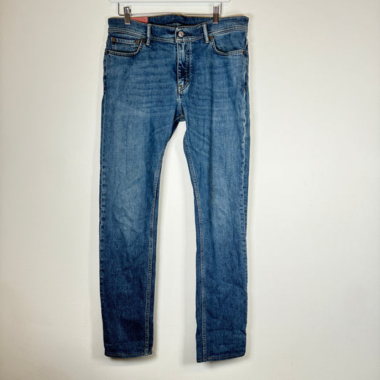 Acne Studios Blue Regular Fit Jeans Size 34